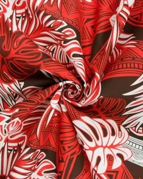 Polynesian fabric HAU Red - Tissushop